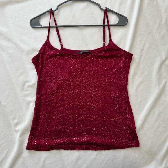 Sequin cami tank top size M - Picture 10 of 10